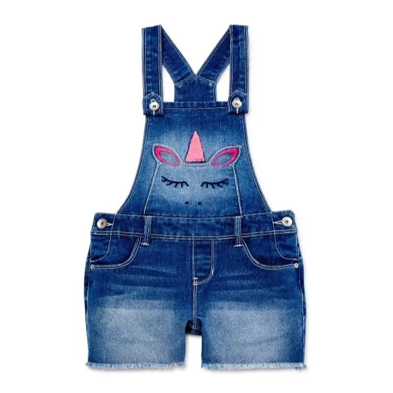Overol Braga Unicornio Para Niñas 