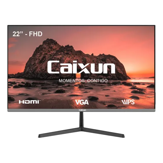 Monitor Caixun Con Pantalla De 22  75hz Color Negro