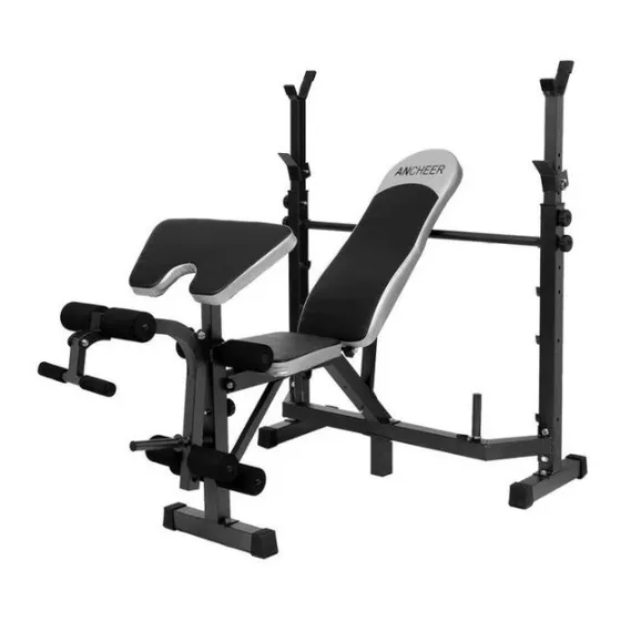 Banca Para Pesas Gpro Multifuncional Mini Gym Con Predicador