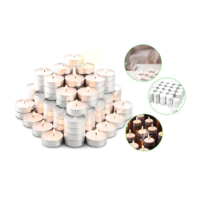 Velas Pequeñas Para Pebetero X32 Larga Duracion Sin Aroma