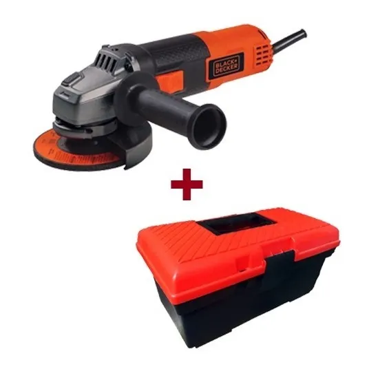 Amoladora Black And Decker 820w + Caja Herramientas!