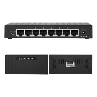 Hub Vlan De Alto Rendimiento De Red De 8 Puertos 100m Ethern Hub Vlan De Alto Rendimiento De Red De 8 Puertos 100m Ethern