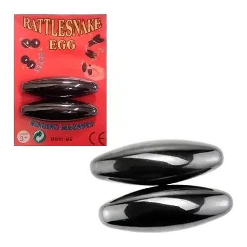 Iman Magneto Sonoro Chicharra Huevos Cascabel Relajante X2