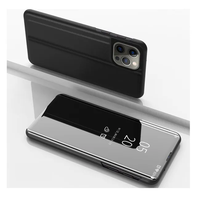 Funda Para Xiaomi Turbo4/14 T/14tpro, Ultrafina, Diseño De Espejo, Tipo Libro Abatible, Funda Protectora Con Soporte