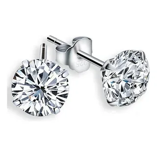 Brinco Masculino Prata 925 Pedra ZircĂŽnia 12mm Par Kit Brinco Masculino Prata 925 Pedra ZircĂŽnia 12mm Par Kit