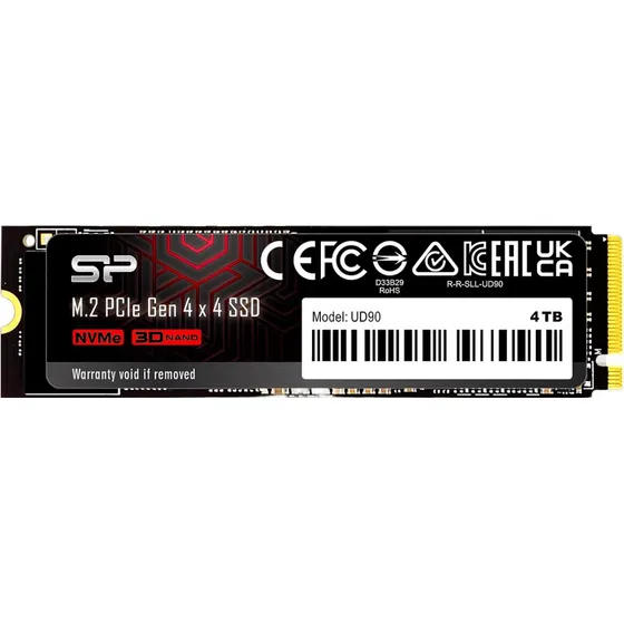 Disco Duro M.2 4tb Ud90 Nvme 4.0 Gen4 Pcie R/w 5000/4500mb/s