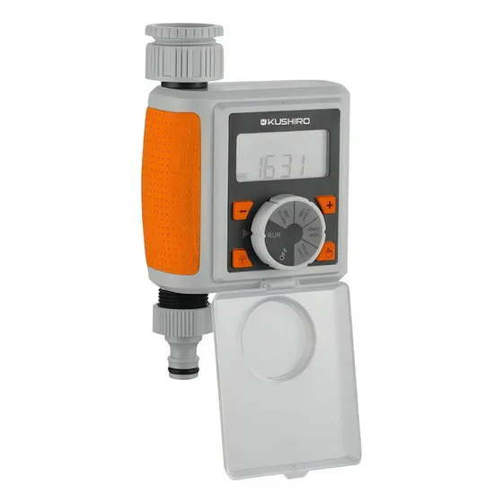 Programador Riego Timer Digital Kushiro Canilla Goteo 1 Zona Color Naranja