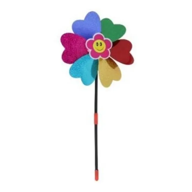 Molino De Viento Que Gira Primavera 50 Cm Jardin Con Colores