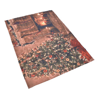 Cortinas Navideñas Decorativas Opacas 3d Coloridas Cortinas Navideñas Decorativas Opacas 3d Coloridas