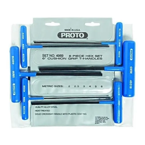 Stanley Proto J4969 Métrica Juego De Llaves Hexagonales Con