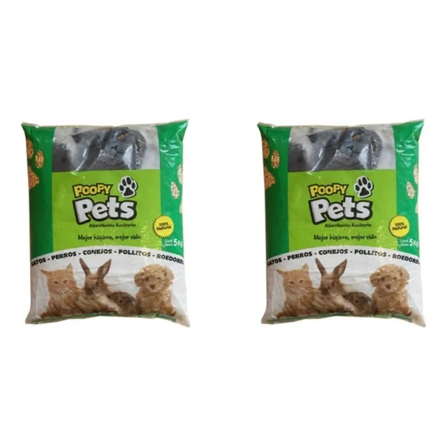 Poopy Pets Pellet Absorbente Sanitario Perro Gato Roedor 10k