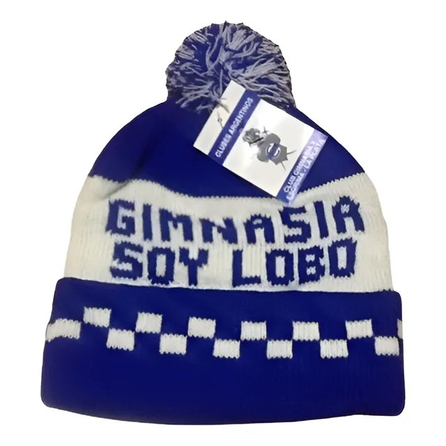 Gimnasia Esgrima De La Plata Gorro Computado / Pompón 