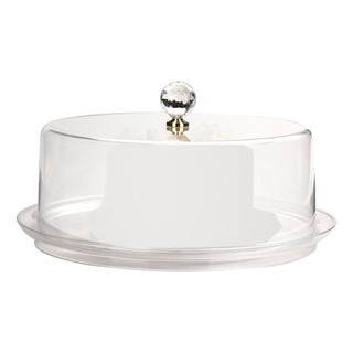 Soporte Para Tartas Con Tapa, Molde Transparente 34x34x13cm Soporte Para Tartas Con Tapa, Molde Transparente 34x34x13cm