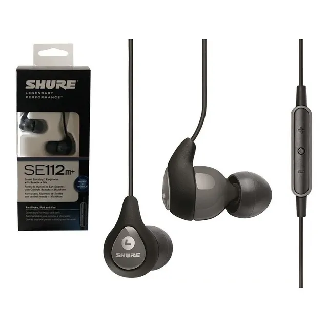 Auricular Shure Se112m+ Intraural Control De Volumen Y Mic.