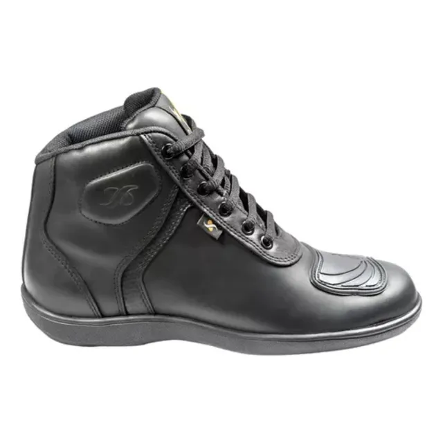 Botas Moto Solco Cuero Vacuno City Bike Asmotopartes