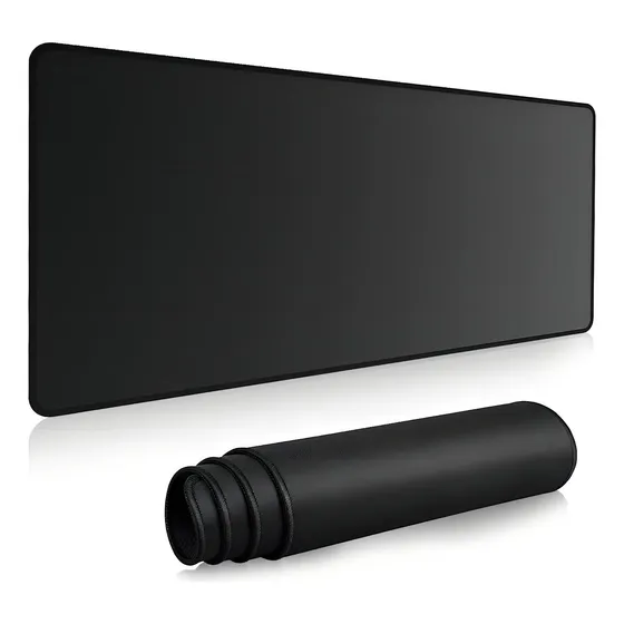 Mouse Pad Gamer De Oficina, Caucho Antideslizante 80 X 30cm Color Negro