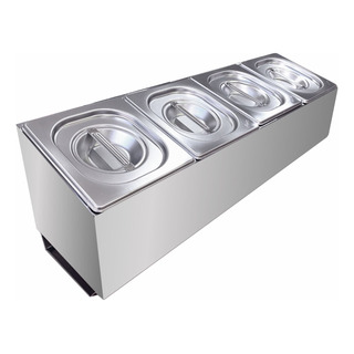 Condimentadora Lateral Refrigerada 4 Cubas Zpcnlr04 Inox Condimentadora Lateral Refrigerada 4 Cubas Zpcnlr04 Inox