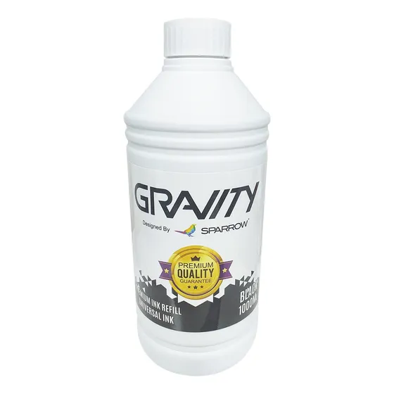 Tinta Compatible De Litro Gravity Negra-kentol Sa
