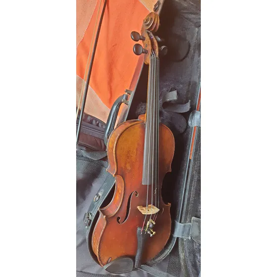 Violino Revisado, Com Arco E Case Bam