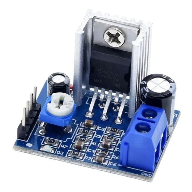 Mgsystem Módulo Amplificador De Audio Tda2030 6-12v 18w