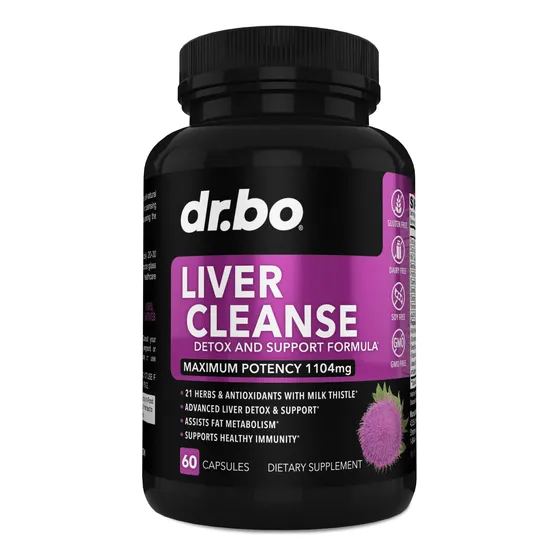 Complemente El Apoyo Desintoxicante Dr. Bo Liver Cleanse Con