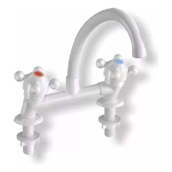 Canilla Griferia Mezcladora Mesada Plastico Cocina Itepa