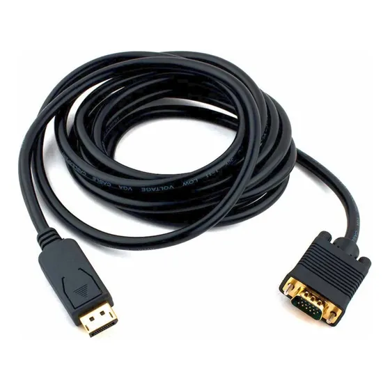 Cabo Adaptador Converte Displayport Para Monitor Vga  1.8m 