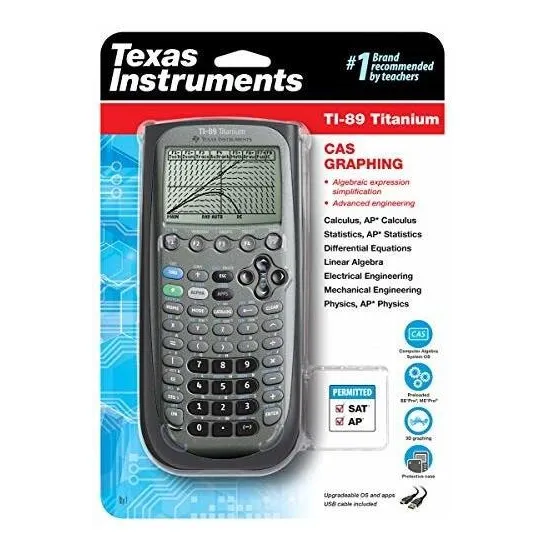 Calculadora Gráfica De Titanio Ti-89 De Texas Instruments (p
