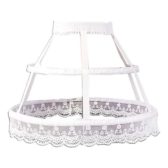L Enagua Victoriana Mujer 2 Aros Crinoline Lolita Fishbone