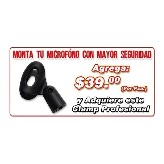 Clamp Para Tripie Y Microfono En Oferta 