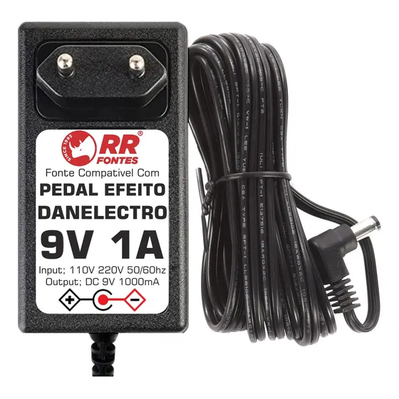 Fonte 9v Para Pedal Danelectro Dan-echo O-wah, Free Speech