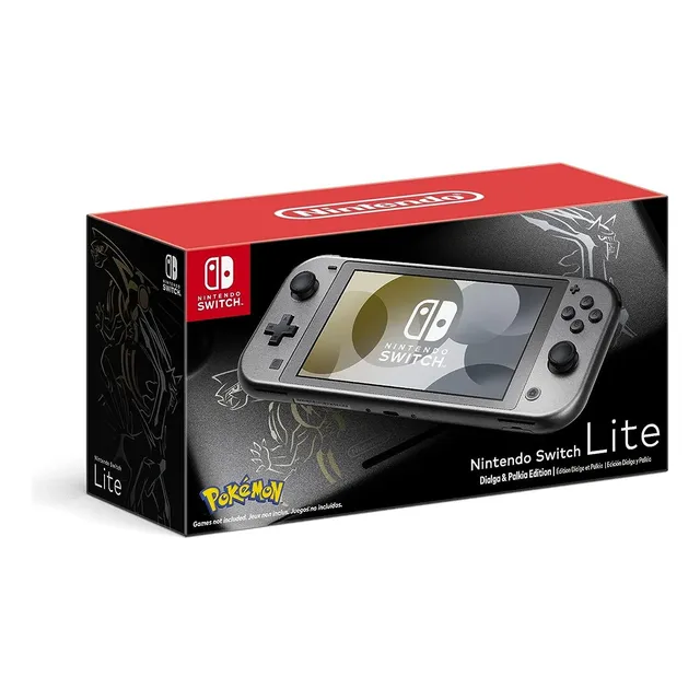 Nintendo Switch Lite Ed. Pokemon Dialga Palkia + Protector