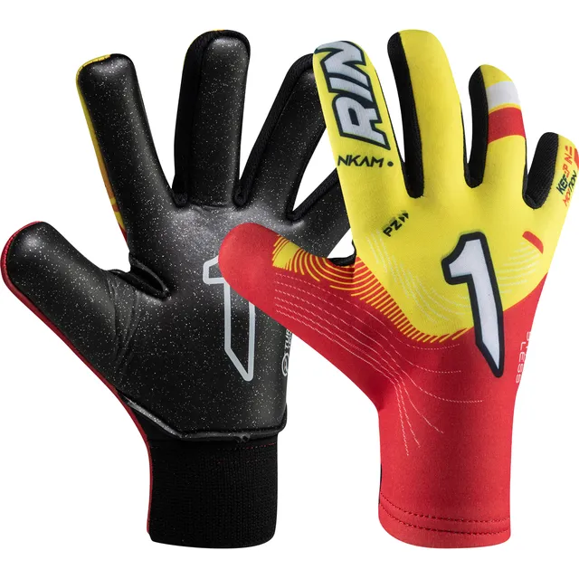 Guante De Arquero Golero Rinat Nkam As Adulto Amarillo Rojo