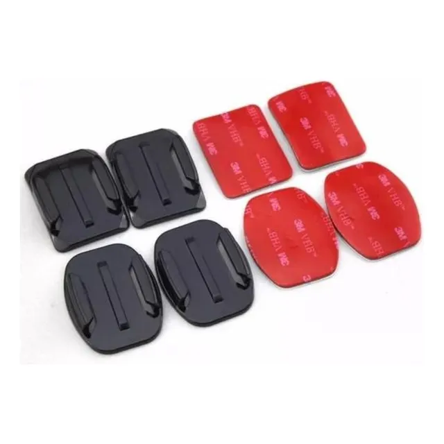 Kit Base Monturas + Adhesivo 3m Para Gopro, Xiaomi, Sj Cam