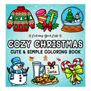 Cuadernos De Colorear-tematica De Navidad- Cozy Christmas Cuadernos De Colorear-tematica De Navidad- Cozy Christmas