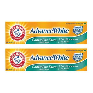 Pasta Dental Arm & Hammer Control De Sarro 121g (2pzas) Pasta Dental Arm & Hammer Control De Sarro 121g (2pzas)