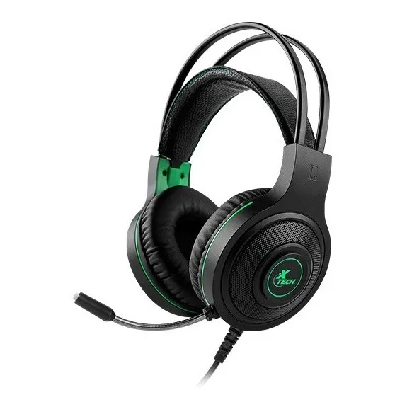 Audífono Gamer Led Vol/mic Comp Consolas Xtech Xth-560 Negro