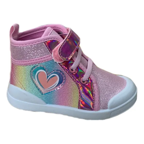 Botin De Colores C/corazon Para Niña Nuevo