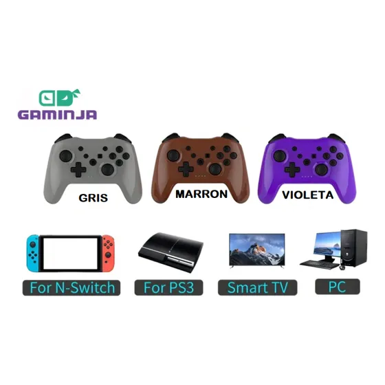 Control Recargable Bluetooth Juegos Pc, Switch, Ps3, Tv Box