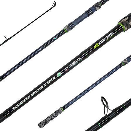 Caña Caster Karp Hunter 3.90m 3 Tramos Pesca Carpa 3 Lb 120g Caña Caster Karp Hunter 3.90m 3 Tramos Pesca Carpa 3 Lb 120g