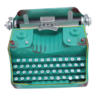 Modelo De Máquina De Escribir Retro Verde Verde, Arte En Met Modelo De Máquina De Escribir Retro Verde Verde, Arte En Met