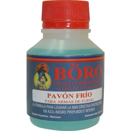 Pavon En Frio Boro Para Armas Y Aceros 100 Cm3