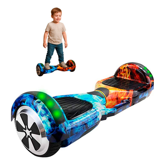 Hoverboard Overboard Skate Elétrico 6.5 Bluetooth Led