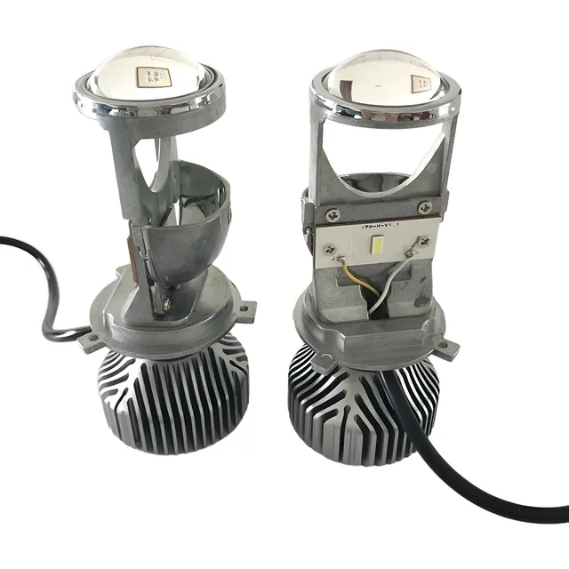 Foco Led H4 Mini Proyector Lupa Maxima Potencia G6 Doble Led