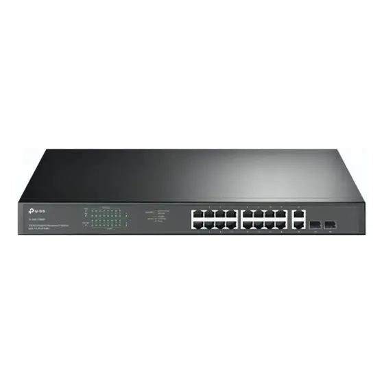 Switch No Administrable Tp-link Tl-sg1218mp - Negro, 16 Puer | Cuotas sin interés
