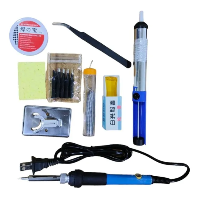 Cautin Regulable Pasta De Soldar Flux Estaño Rosin Pinza