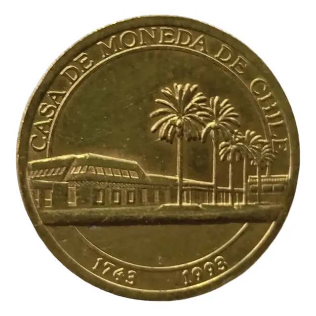 Ficha Fisa Casa Moneda 1743- 1993(&571