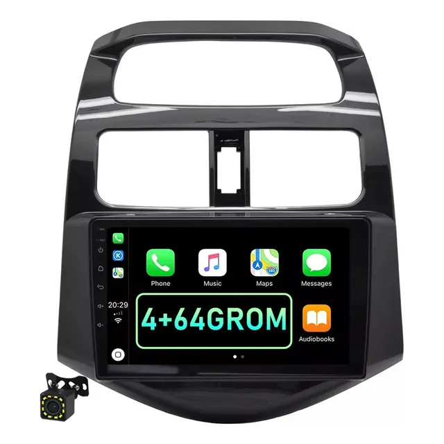 Cámara Estéreo Android Carplay 64g Para Chevrolet Spark 2011