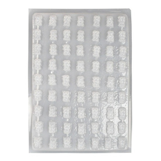 Molde Para Gelatina En Forma De Mini Ositos De Gomita Molde Para Gelatina En Forma De Mini Ositos De Gomita