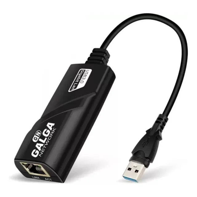 Placa De Red Adaptador Hub Usb 3.0 Ethernet Rj45 1000 Mbps 